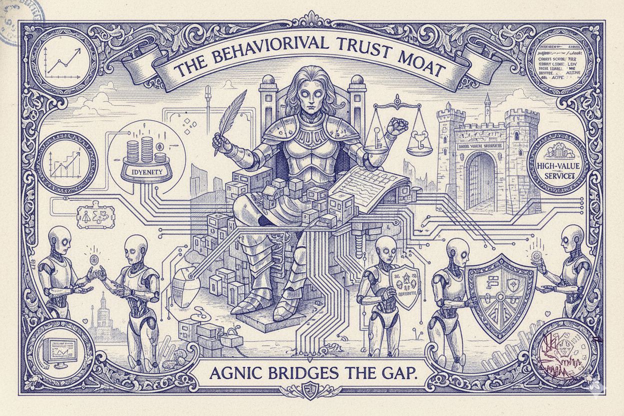 The Behavioral Trust Moat - Agnic Bridges The Gap